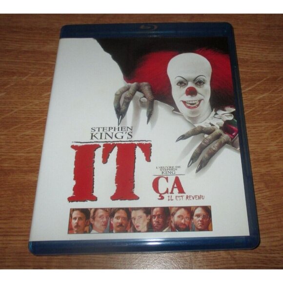 It (Part 1 & 21 (Blu-ray/DVD, 2016, Canadian, From 1990) (Stephen King) - Picture 1 of 3